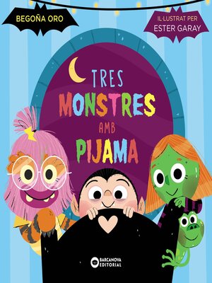 cover image of Tres monstres amb pijama